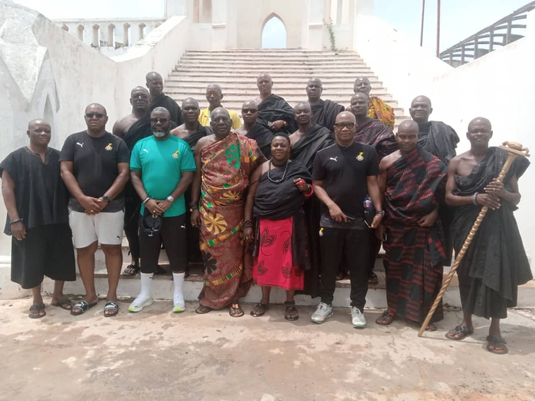 Black Stars Technical Team visits OSABERIMA KWESI ATTA II ahead of AFCON qualifiers match against Madagascar