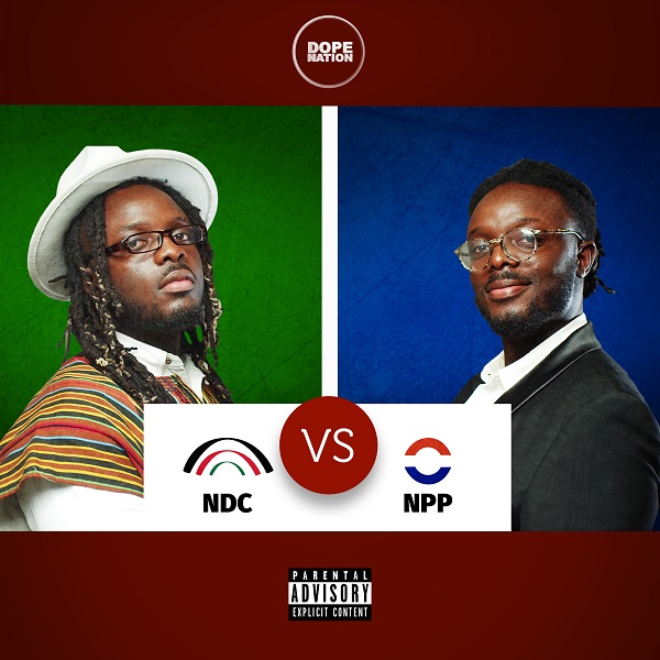 DopeNation drops a daring song for NDC and NPP Dope Nation
