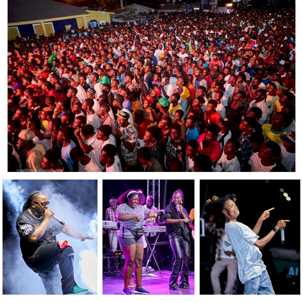 Asogli Yam Festival Concert pulls massive crowd – over 15,000 attendees with headliners Edem, Camidoh, Cina Soul, Chief One, Keeny Ice Asoli Yam Festival