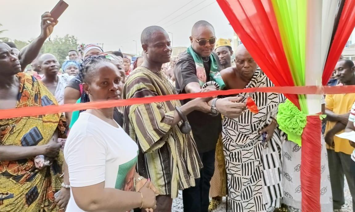Dr. Kwamena Minta Nyarku Commissions Kwawprow Lorry Station and Renovated CHIP Compound Dr. Kwamena Minta Nyarku