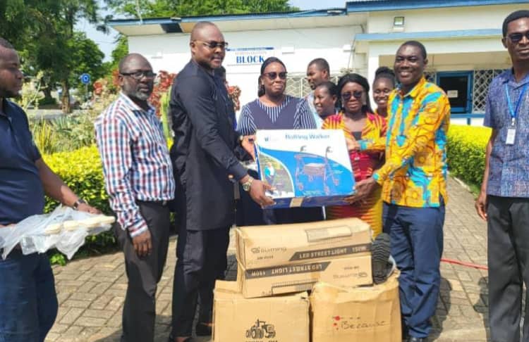 Dr. Minta Nyarku donates medical supplies to UCC Hospital Dr. Minta Nyarku