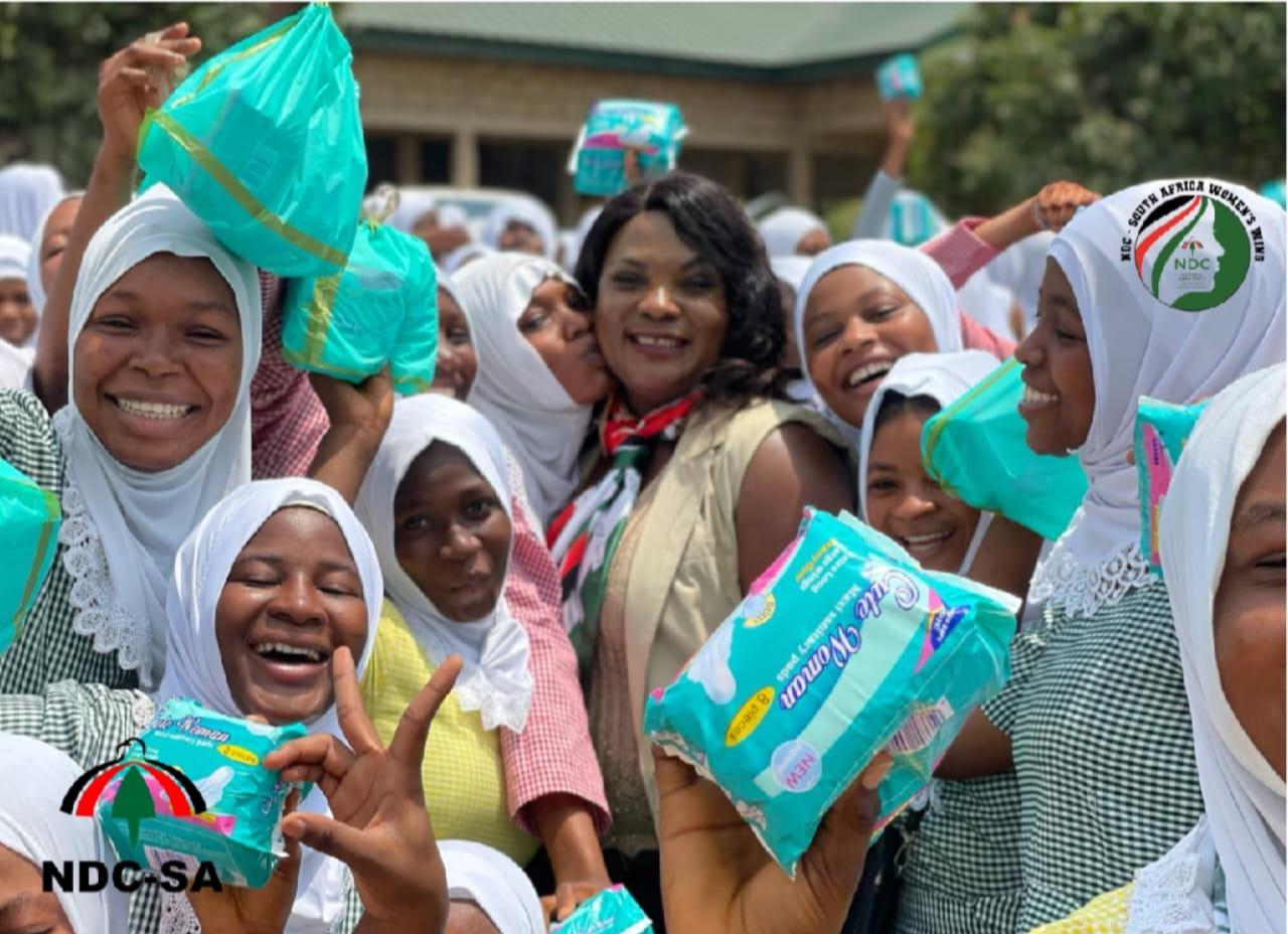 Removing taxes on sanitary pads would serve the greater good of girls, women – SA NDC Women’s Wing to government NDC