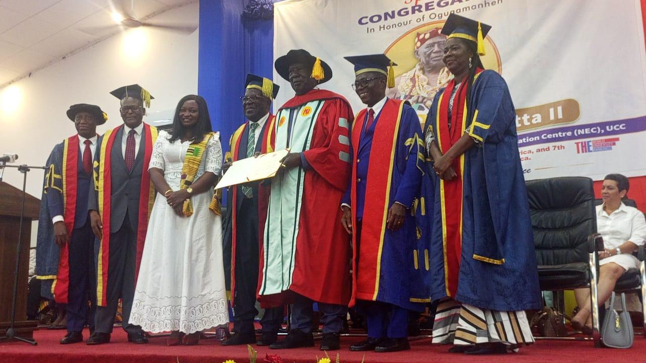 UCC honours Oguaamanhen Osabarimba Kwesi Atta II Osabarimba Kwesi Atta II